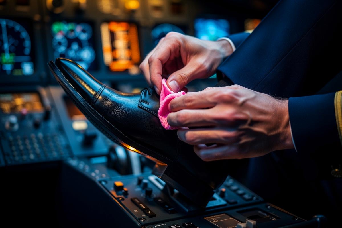 Piloten wickeln Kaugummi um ihre Schuhsohlen, erfahrene Reisende geben zu